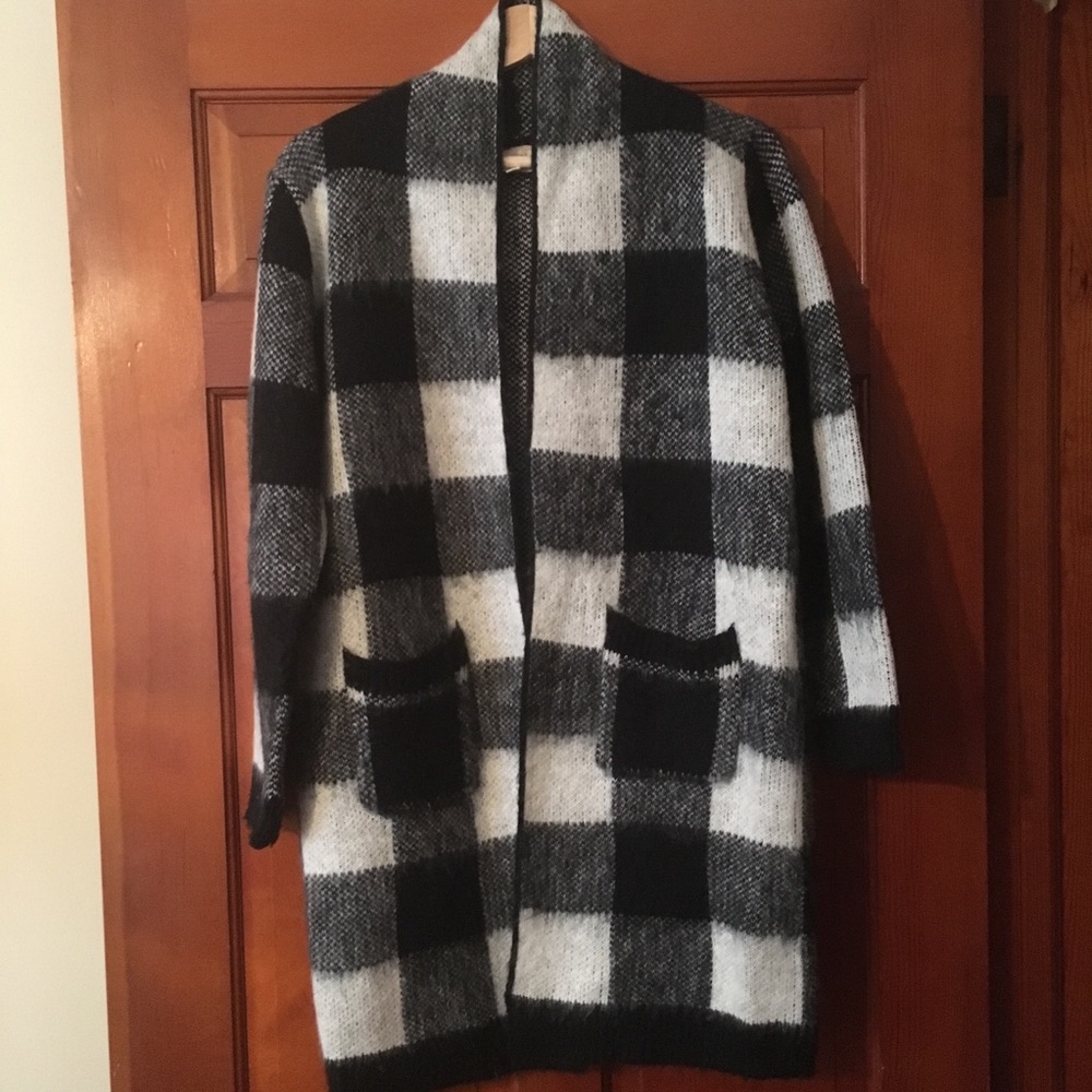 Emory Park Plaid Sweater NWOT